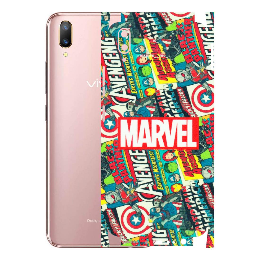 VIVO Z/V/X/T/U/S Series Phone Skins (All Models) - Marvel Comic Lover - Matte Finish (M-30) Vivo V11 Pro