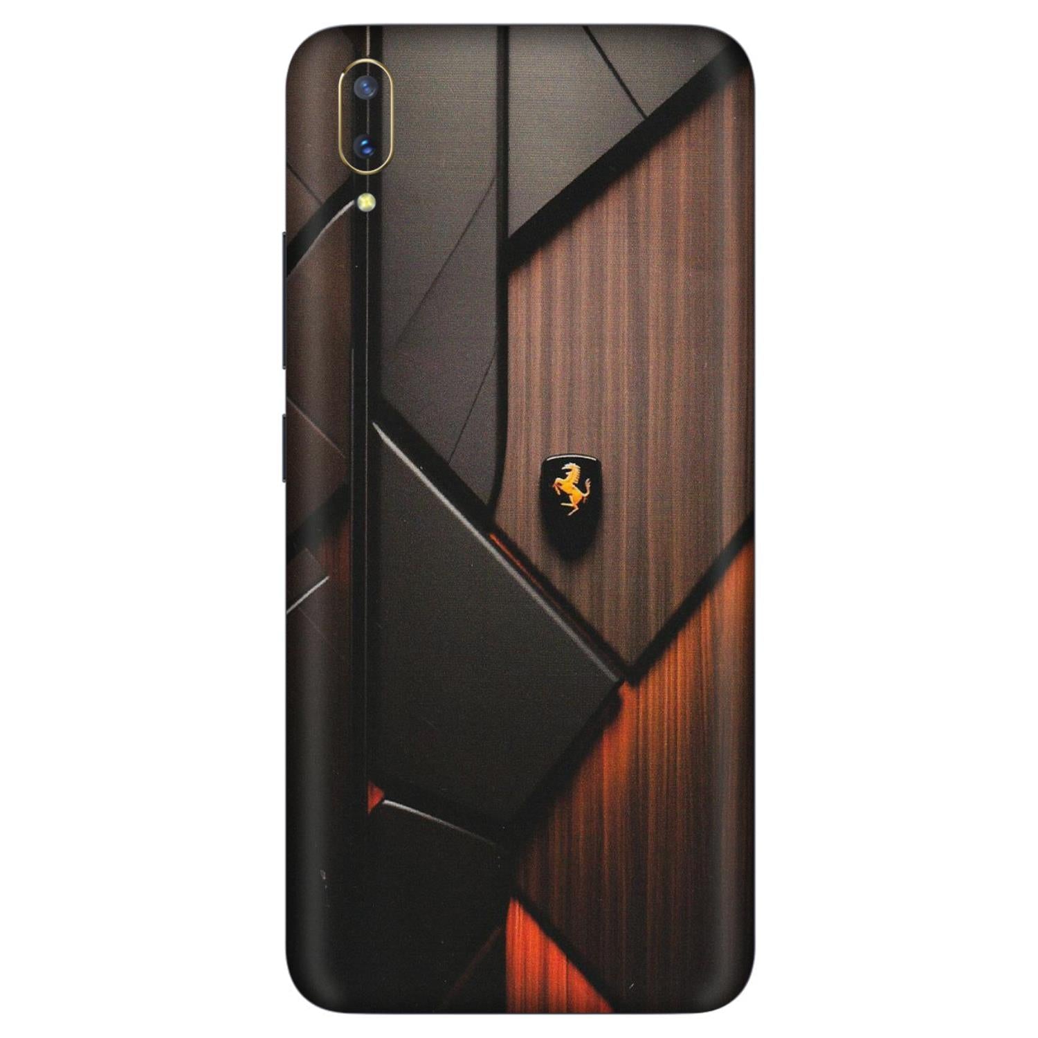 VIVO Z/V/X/T/U/S Series Phone Skins (All Models) - Lambo Beauty Wood Pattern Sober - Matte Finish (M-51) Vivo V11 Pro