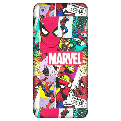 VIVO Z/V/X/T/U/S Series Phone Skins (All Models) - Marvel Comic Spiderman Grafitti - Matte Finish (M-72) Vivo V11 Pro