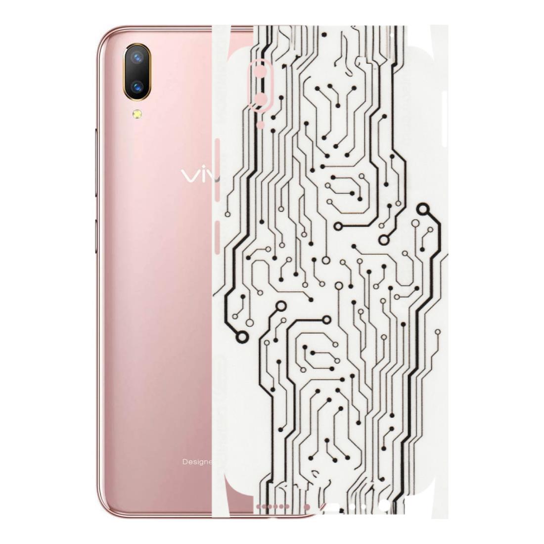 VIVO Z/V/X/T/U/S Series Phone Skins (All Models) - Tech Circuits - Transparent Finish (T-03) Vivo V11 Pro