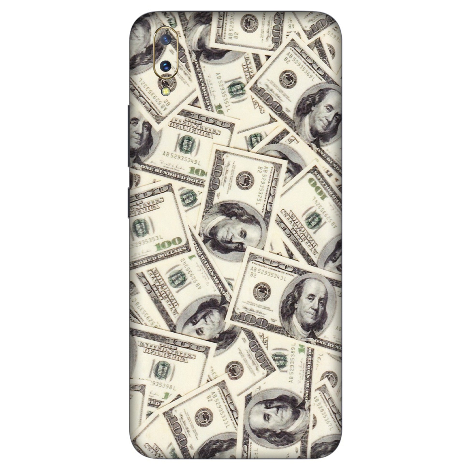 VIVO Z/V/X/T/U/S Series Phone Skins (All Models) - Dollar Lover - Transparent Finish (T-17) Vivo V11 Pro