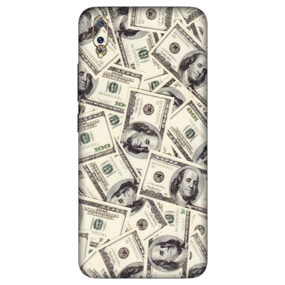VIVO Z/V/X/T/U/S Series Phone Skins (All Models) - Dollar Lover - Transparent Finish (T-17) Vivo V11 Pro
