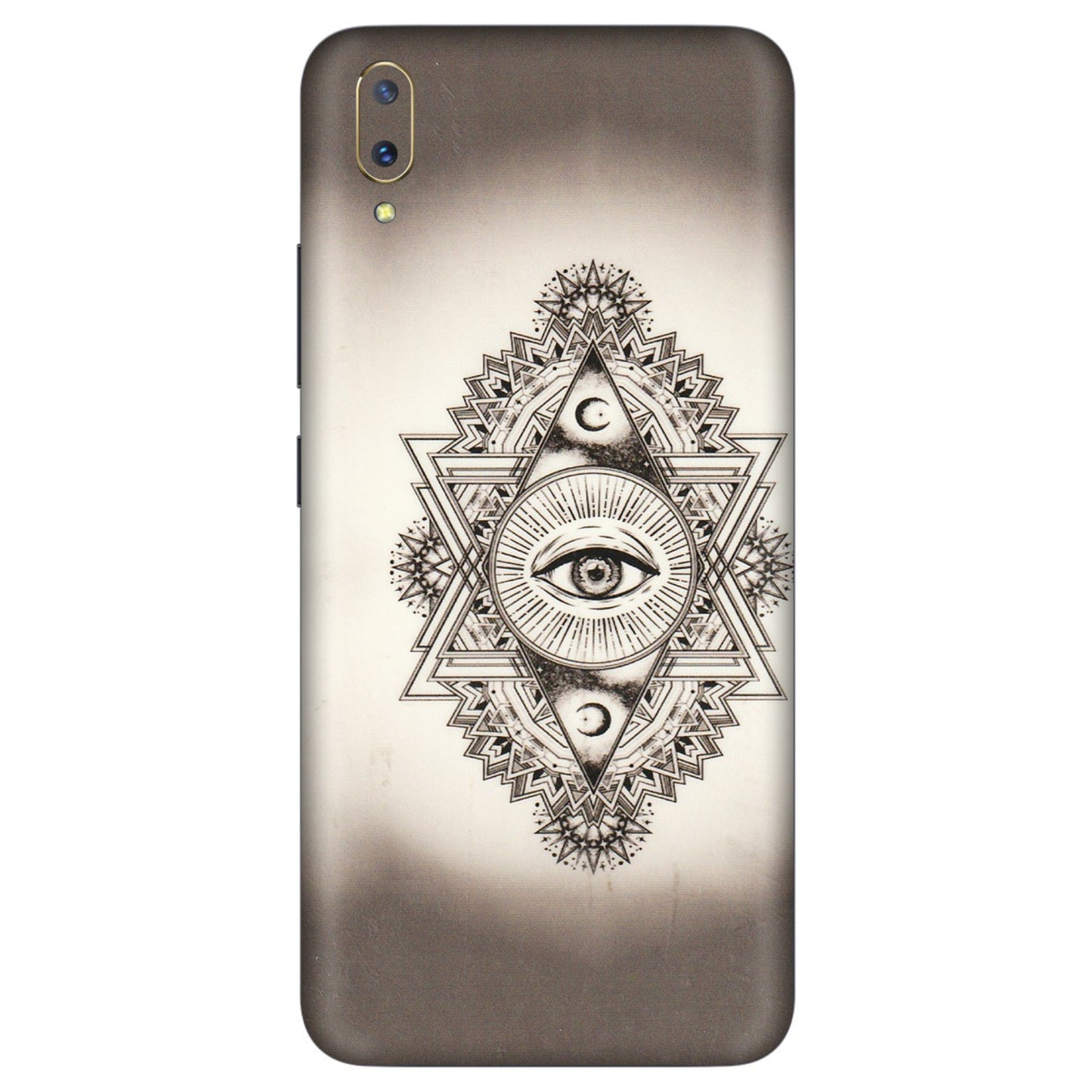 VIVO Z/V/X/T/U/S Series Phone Skins (All Models) - Illuminati Great Eye - Transparent Finish (T-14) Vivo V11