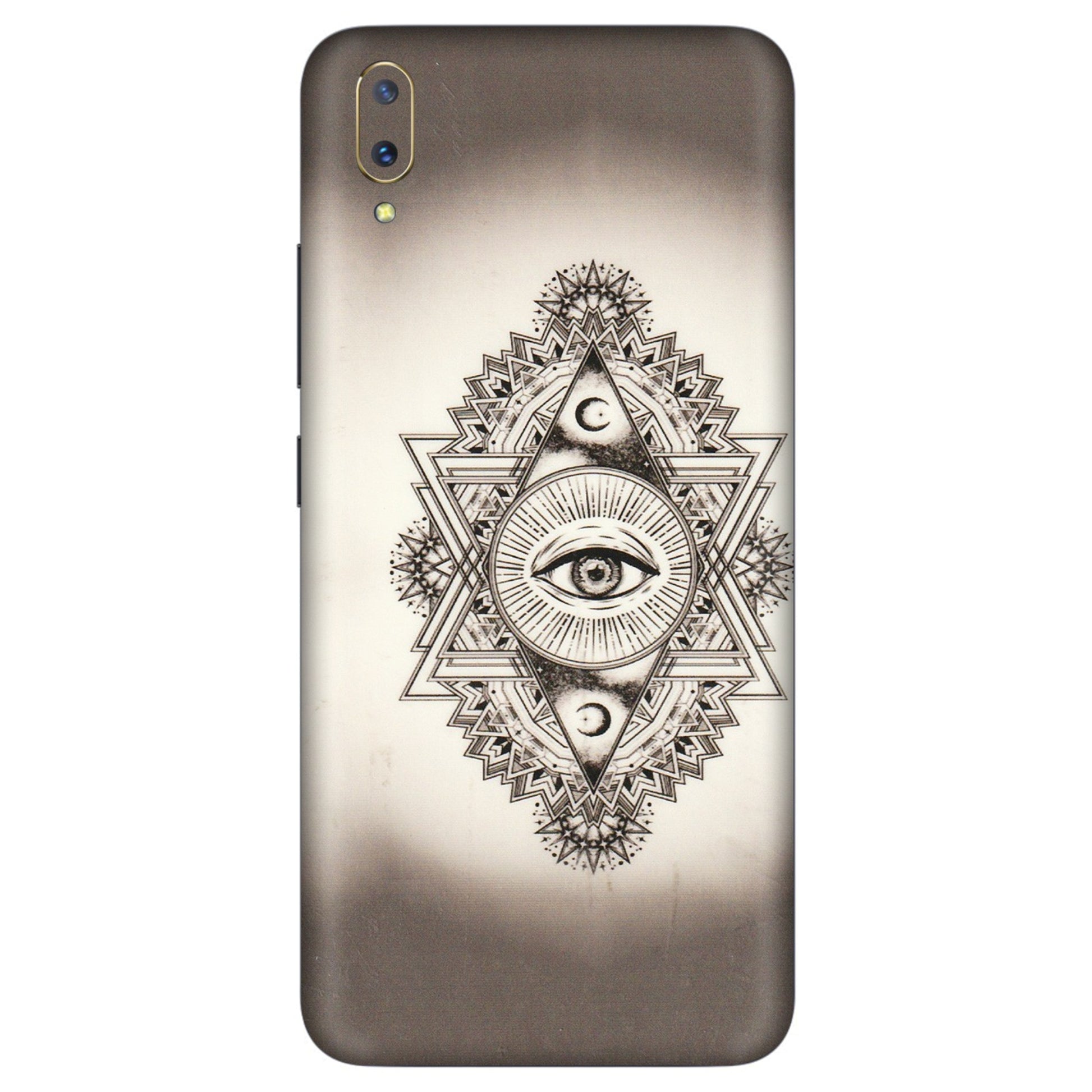 VIVO Z/V/X/T/U/S Series Phone Skins (All Models) - Illuminati Great Eye - Transparent Finish (T-14) Vivo V11