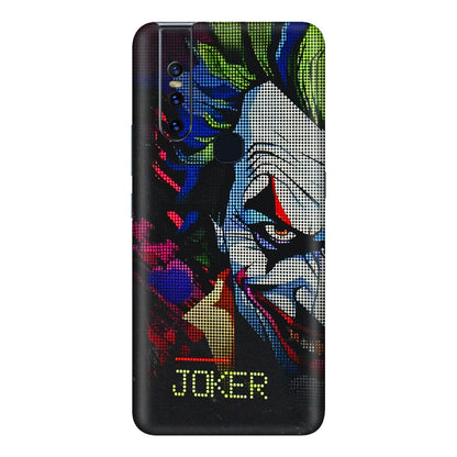 VIVO Z/V/X/T/U/S Series Phone Skins (All Models) - Joker Dot Matrix - 3D Embossed Finish (L-08) Vivo V15