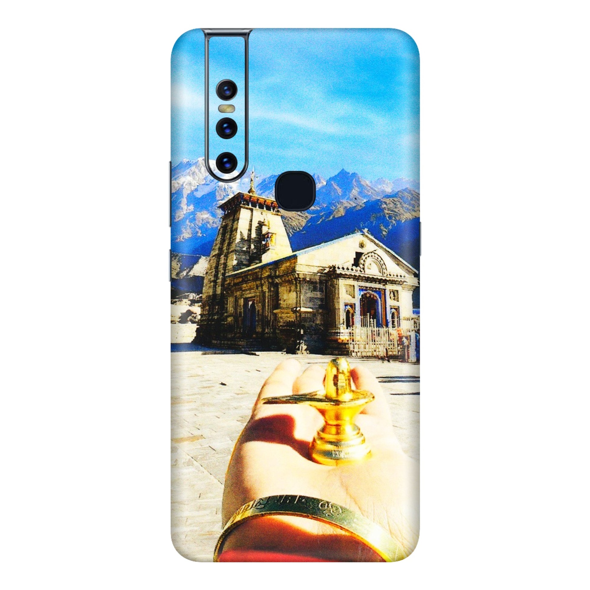 VIVO Z/V/X/T/U/S Series Phone Skins (All Models) - Beauty of Kedarnath - 3D Embossed Finish (L-108) Vivo V15