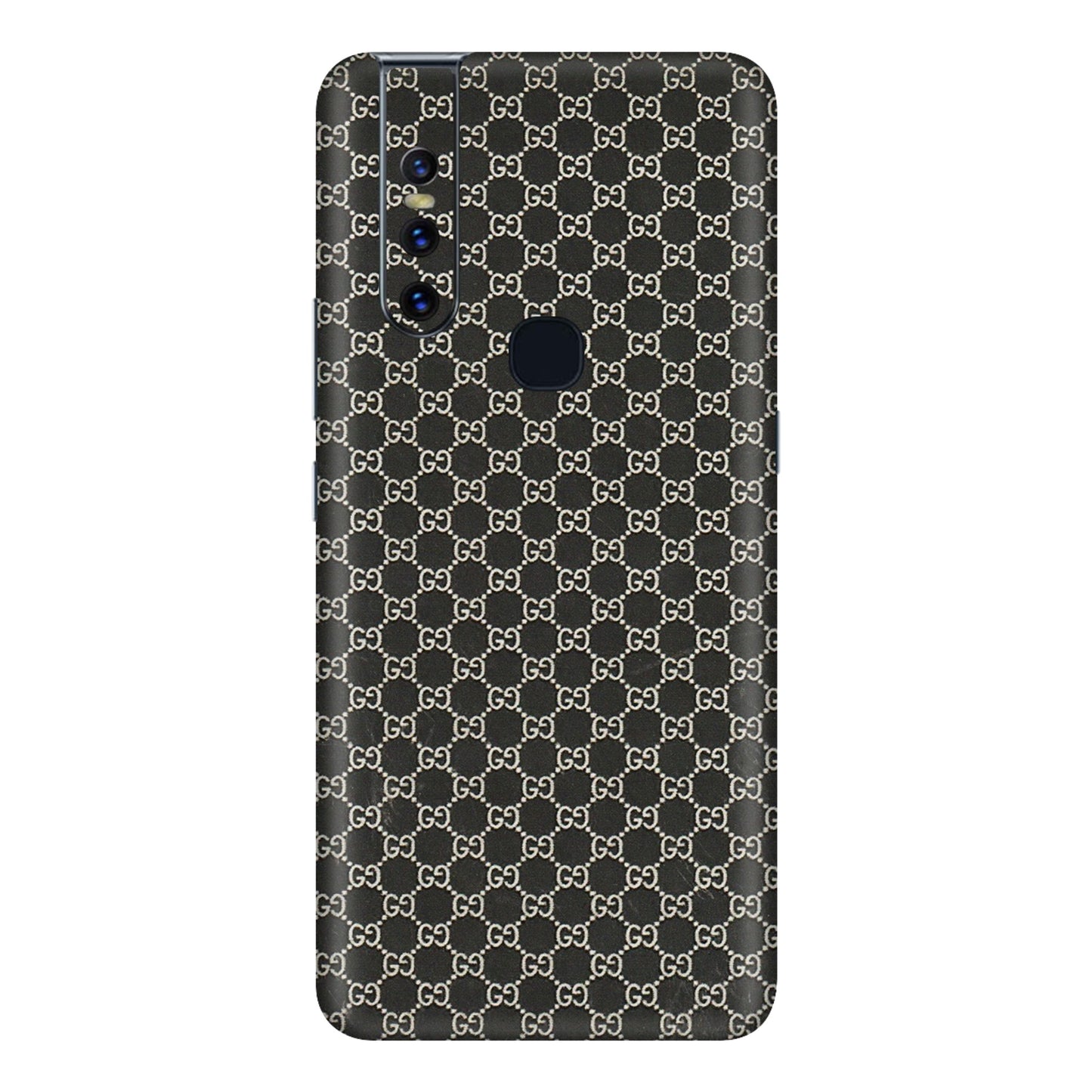 VIVO Z/V/X/T/U/S Series Phone Skins (All Models) - Black G Print - 3D Embossed Finish (L-109) Vivo V15