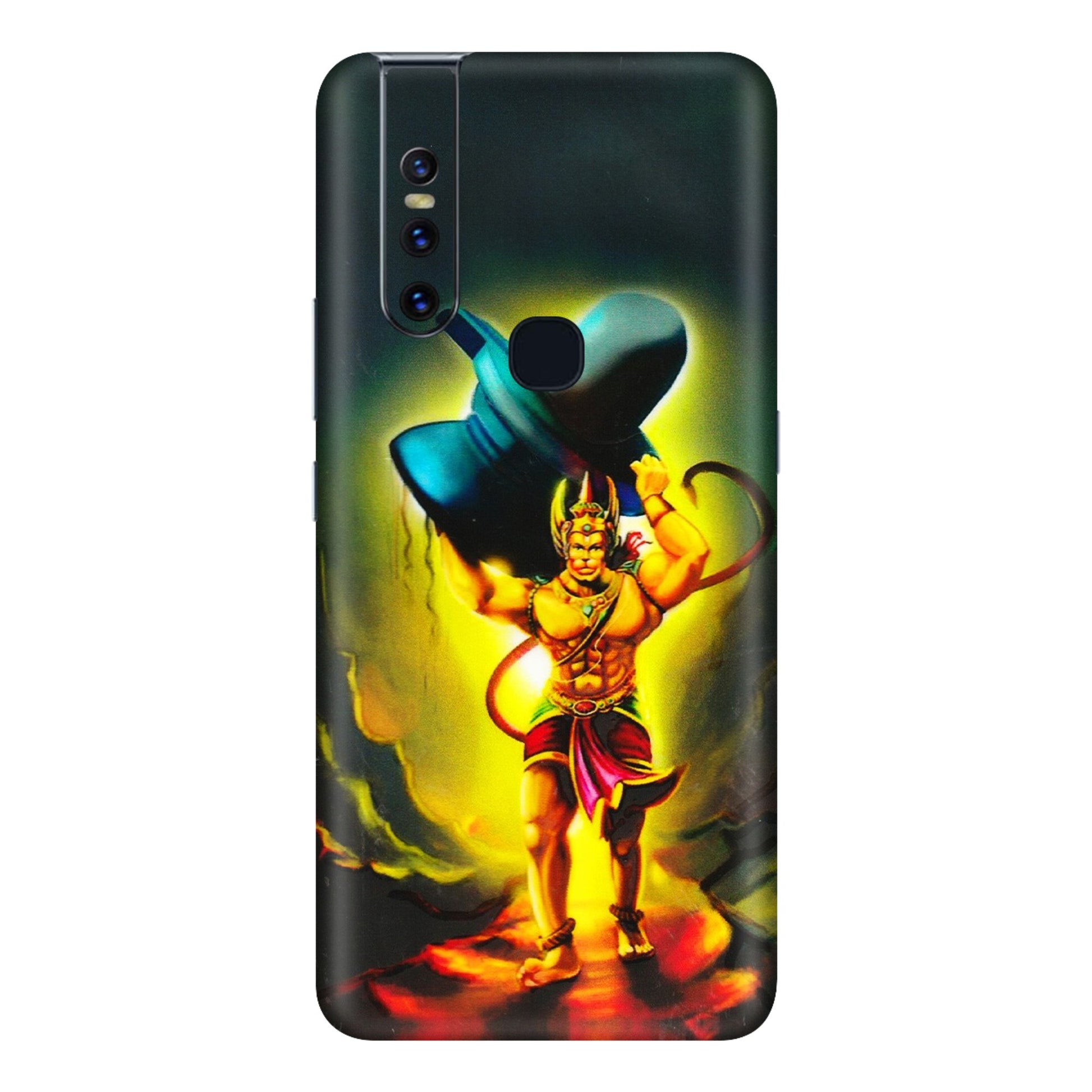 VIVO Z/V/X/T/U/S Series Phone Skins (All Models) - Hanuman Ji - 3D Embossed Finish (L-128) Vivo V15