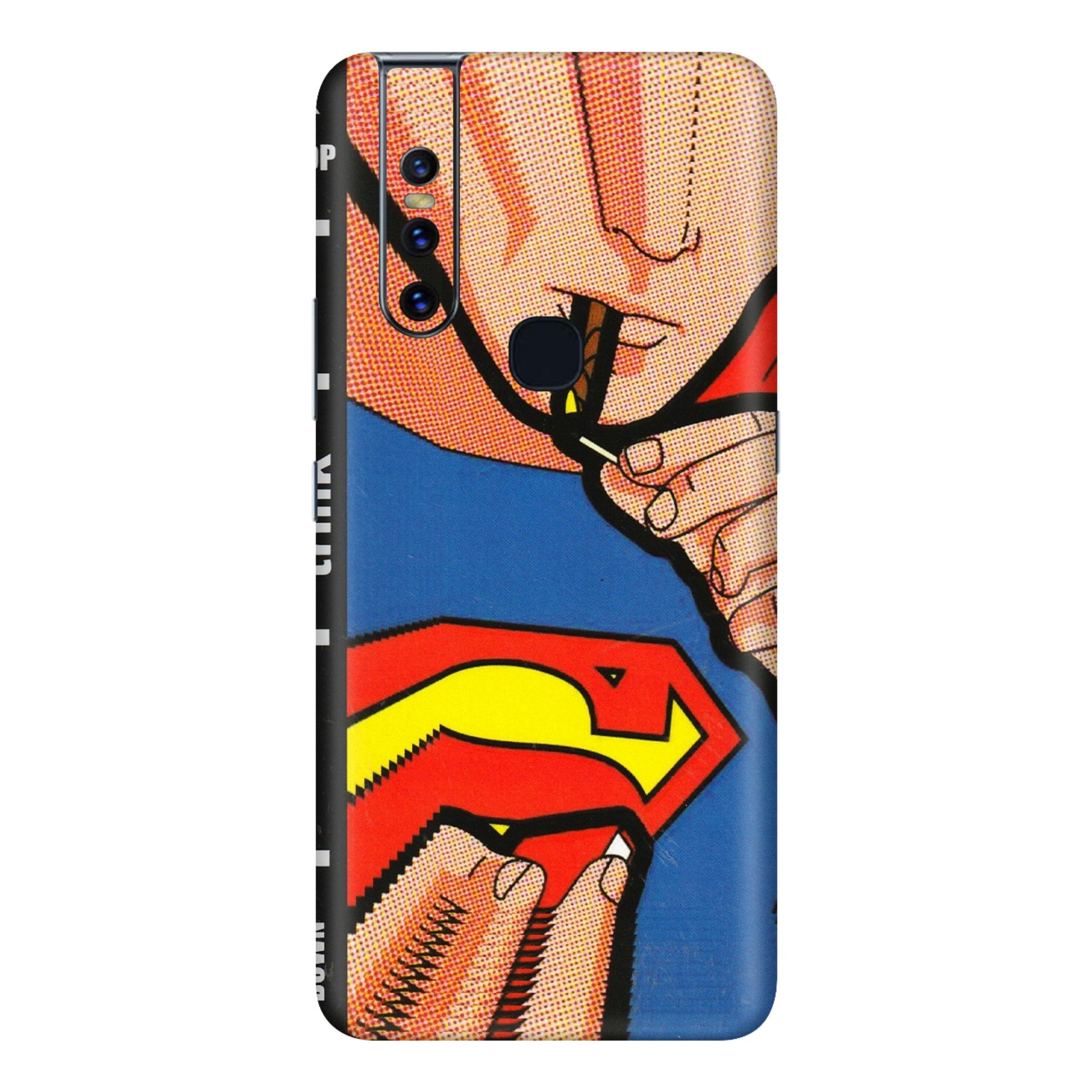 VIVO Z/V/X/T/U/S Series Phone Skins (All Models) - Superman Sutta - 3D Embossed Finish (L-130) Vivo V15