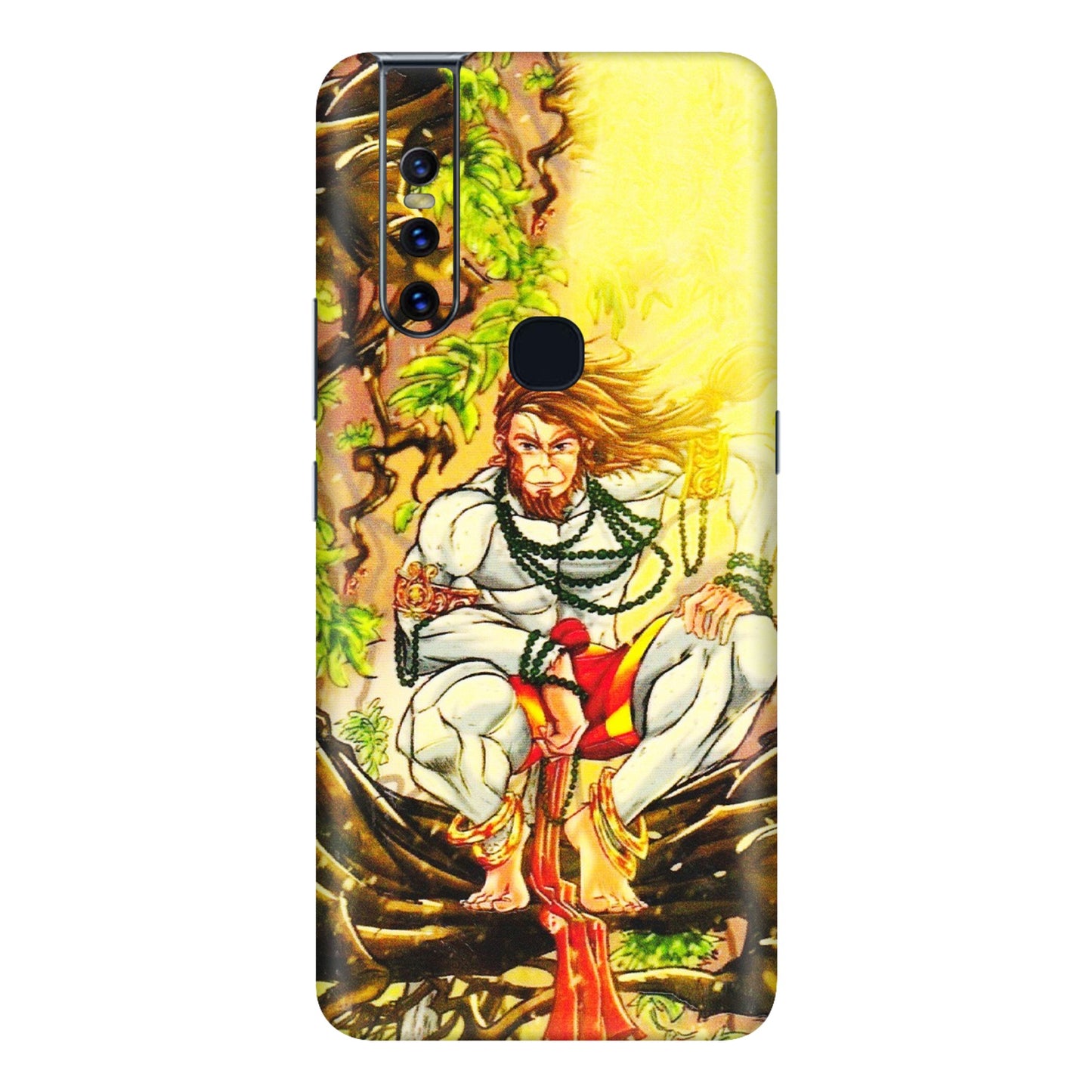 VIVO Z/V/X/T/U/S Series Phone Skins (All Models) - Lord Hanuman - 3D Embossed Finish (L-152) Vivo V15