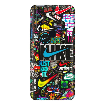 VIVO Z/V/X/T/U/S Series Phone Skins (All Models) - Just Do It Doodles - 3D Embossed Finish (L-166) Vivo V15