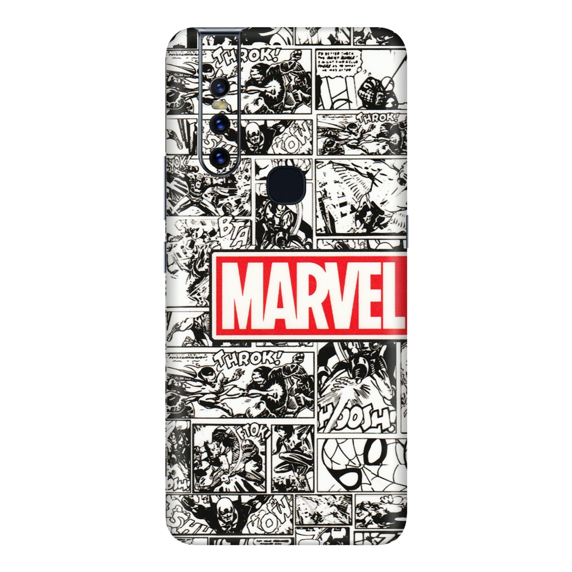 VIVO Z/V/X/T/U/S Series Phone Skins (All Models) - Marvel Comic - 3D Embossed Finish (L-171) Vivo V15