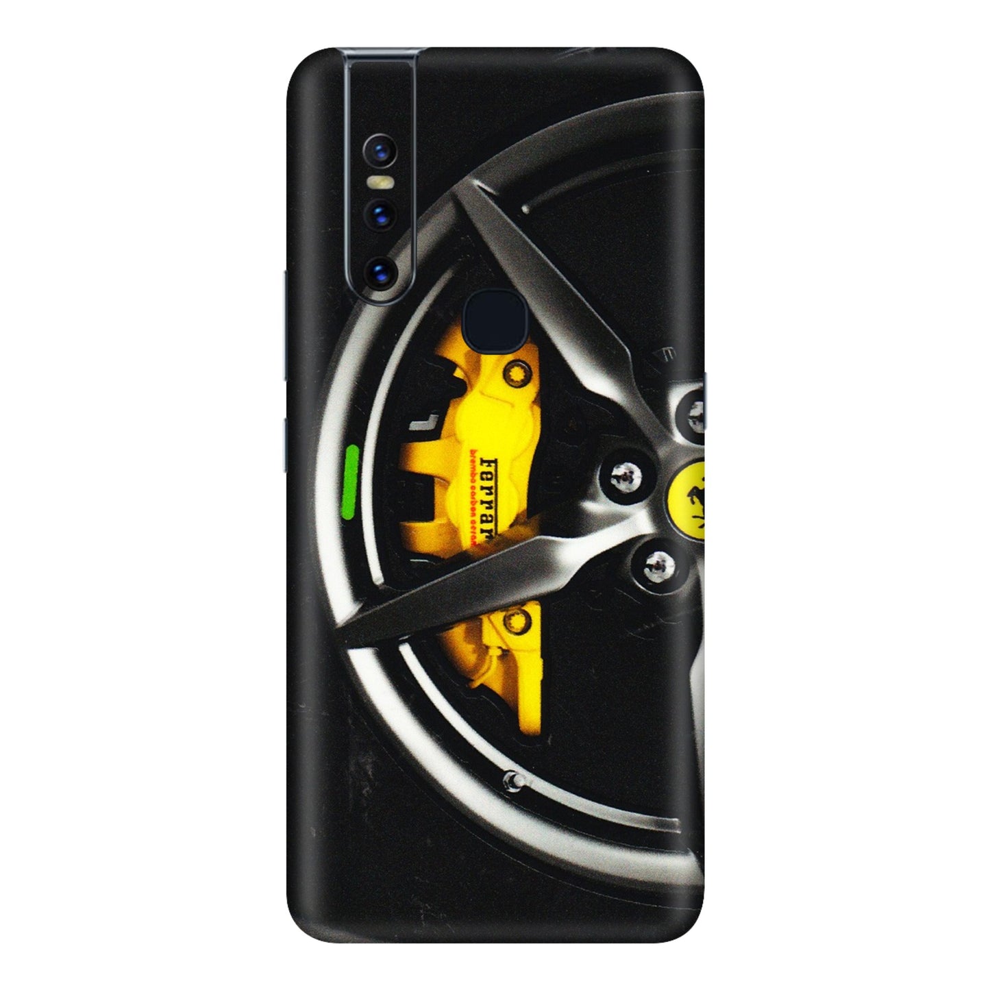 VIVO Z/V/X/T/U/S Series Phone Skins (All Models) - Ferrari Wheel Alloy - 3D Embossed Finish (L-173) Vivo V15
