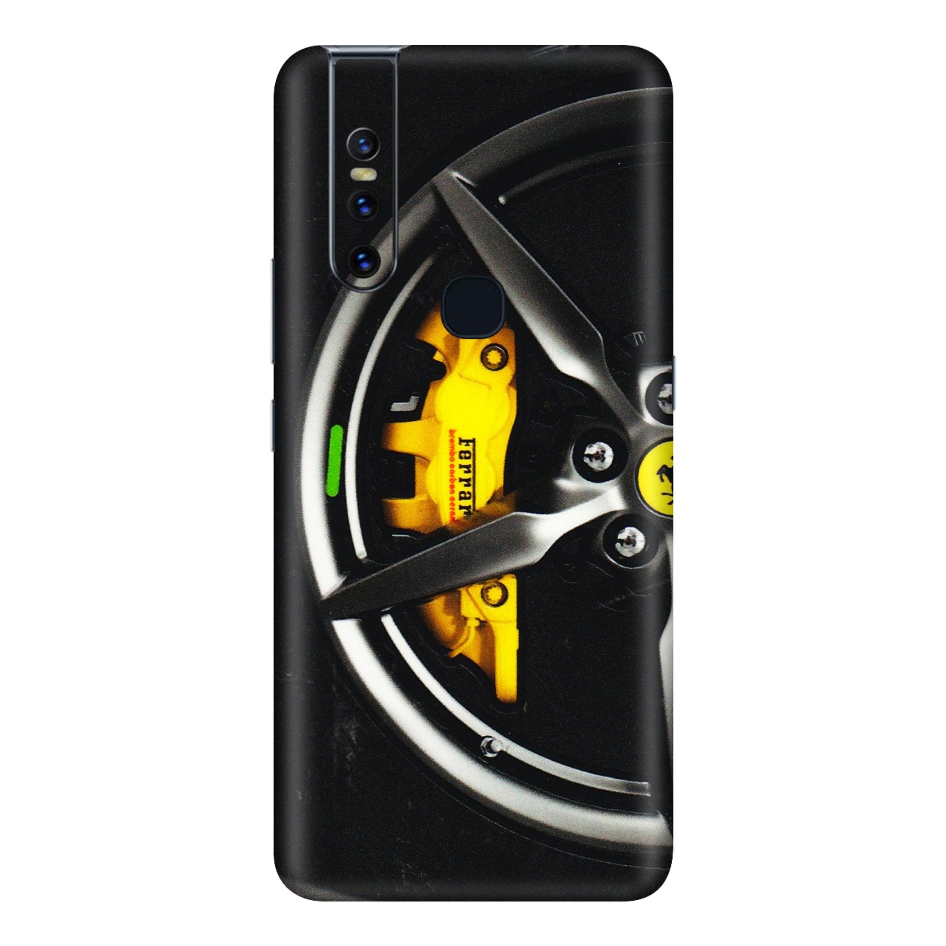 VIVO Z/V/X/T/U/S Series Phone Skins (All Models) - Ferrari Wheel Alloy - 3D Embossed Finish (L-173) Vivo V15