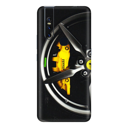 VIVO Z/V/X/T/U/S Series Phone Skins (All Models) - Ferrari Wheel Alloy - 3D Embossed Finish (L-173) Vivo V15