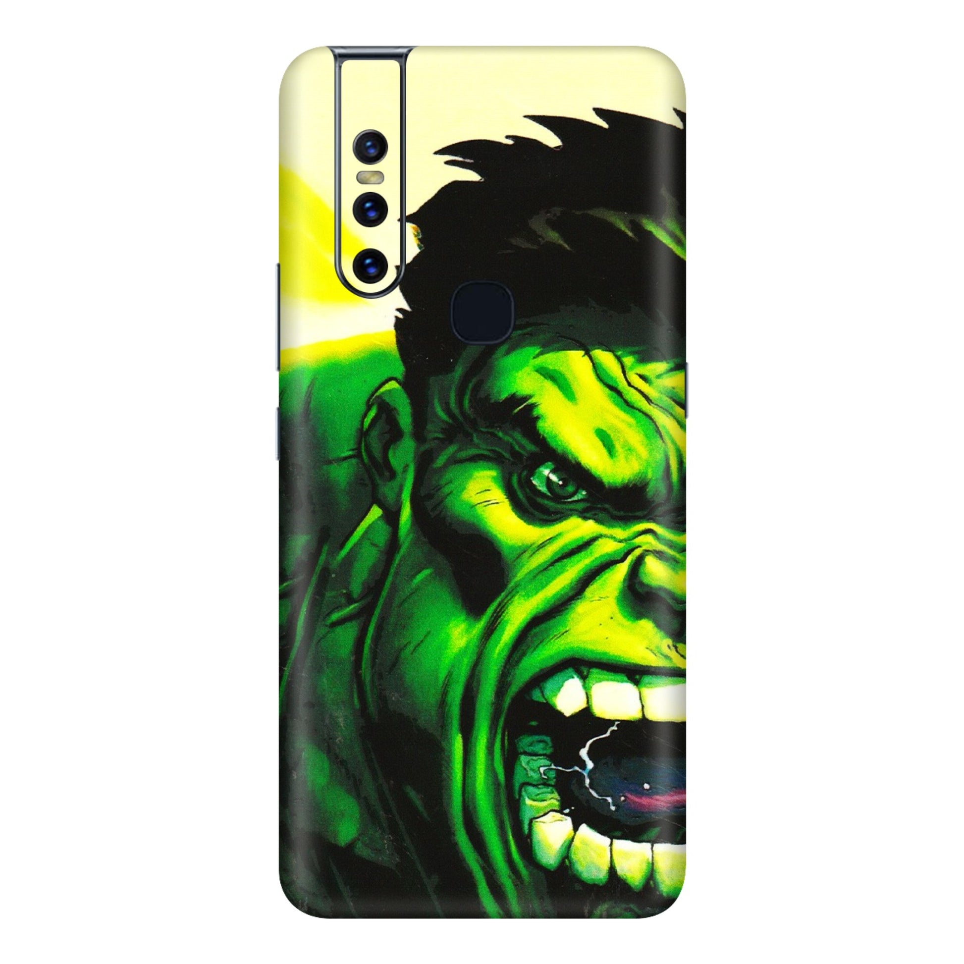 VIVO Z/V/X/T/U/S Series Phone Skins (All Models) - Hulk - 3D Embossed Finish (L-180) Vivo V15