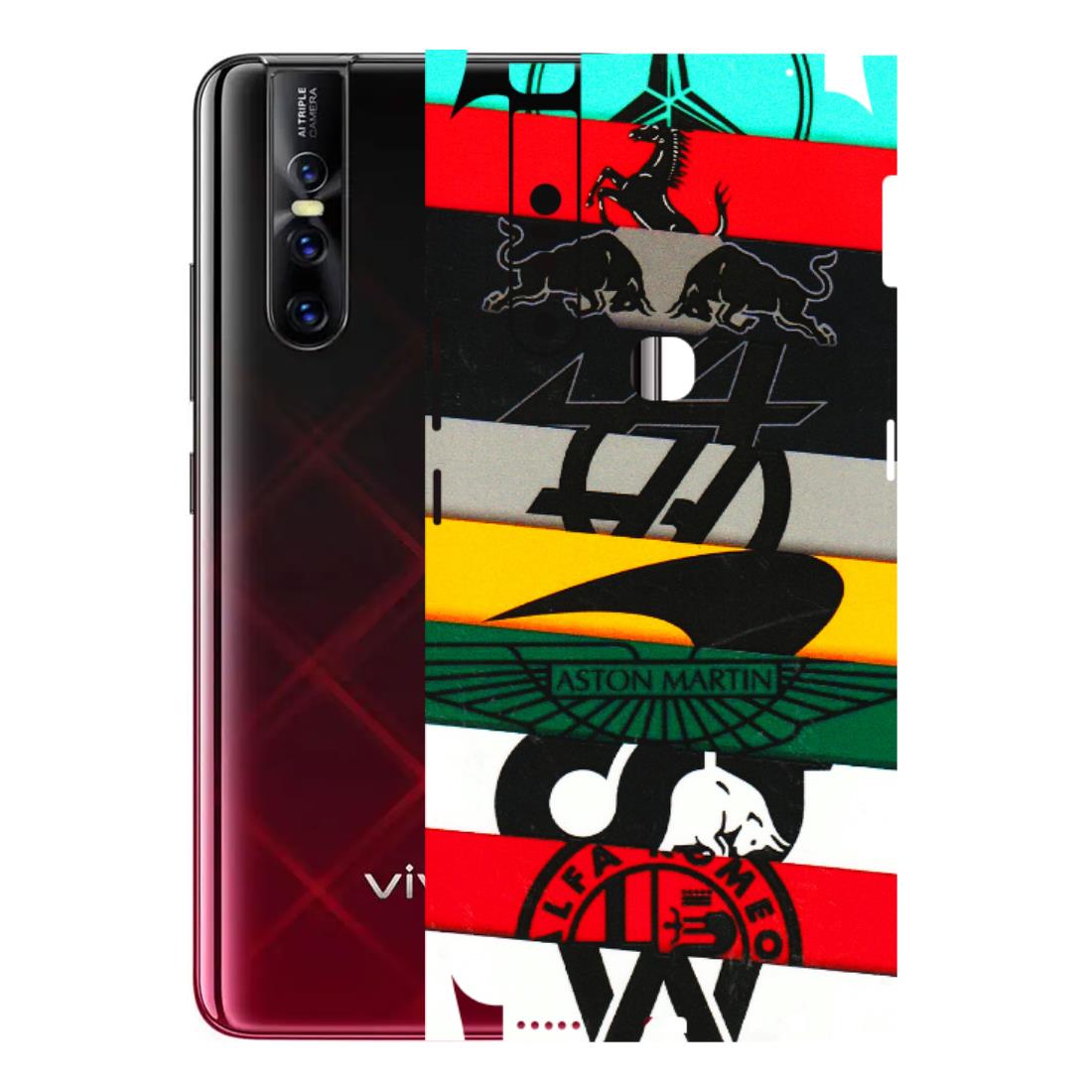 VIVO Z/V/X/T/U/S Series Phone Skins (All Models) - Multi Designer Brands - 3D Embossed Finish (L-187) Vivo V15