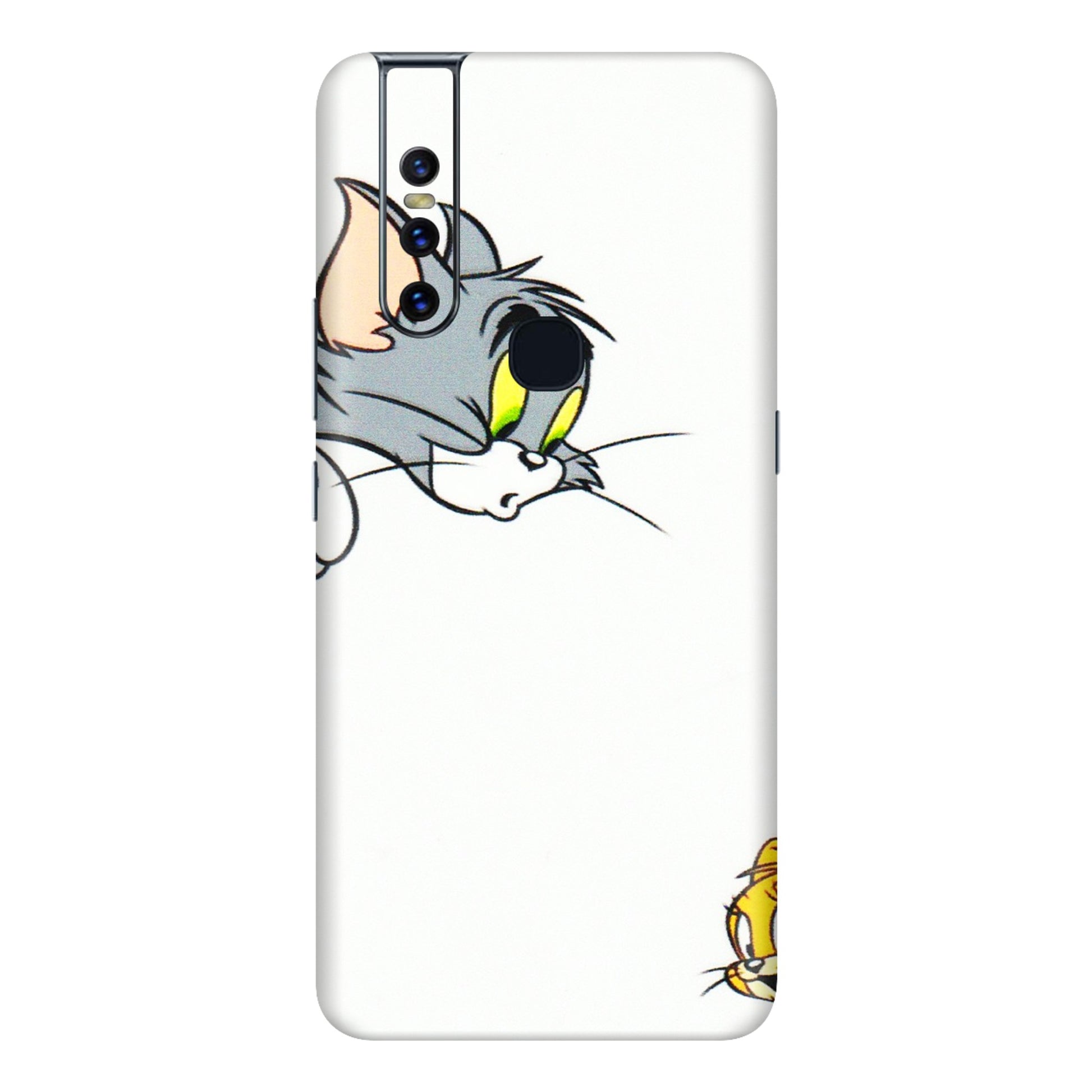 VIVO Z/V/X/T/U/S Series Phone Skins (All Models) - Cute Tom And Jerry - 3D Embossed Finish (L-220) Vivo V15