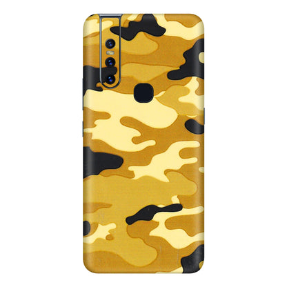 VIVO Z/V/X/T/U/S Series Phone Skins (All Models) - Indian Camo - 3D Embossed Finish (L-228) Vivo V15
