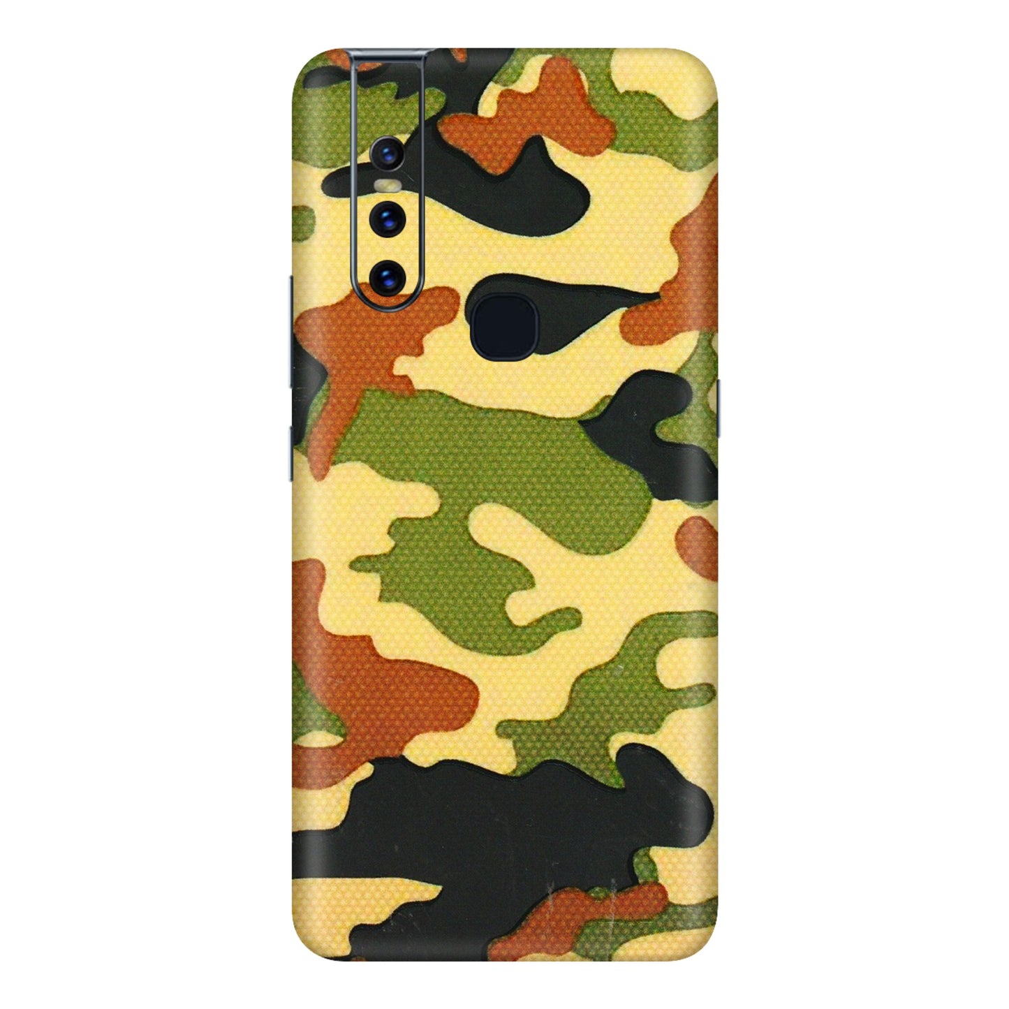 VIVO Z/V/X/T/U/S Series Phone Skins (All Models) - Indian Military - 3D Embossed Finish (L-234) Vivo V15