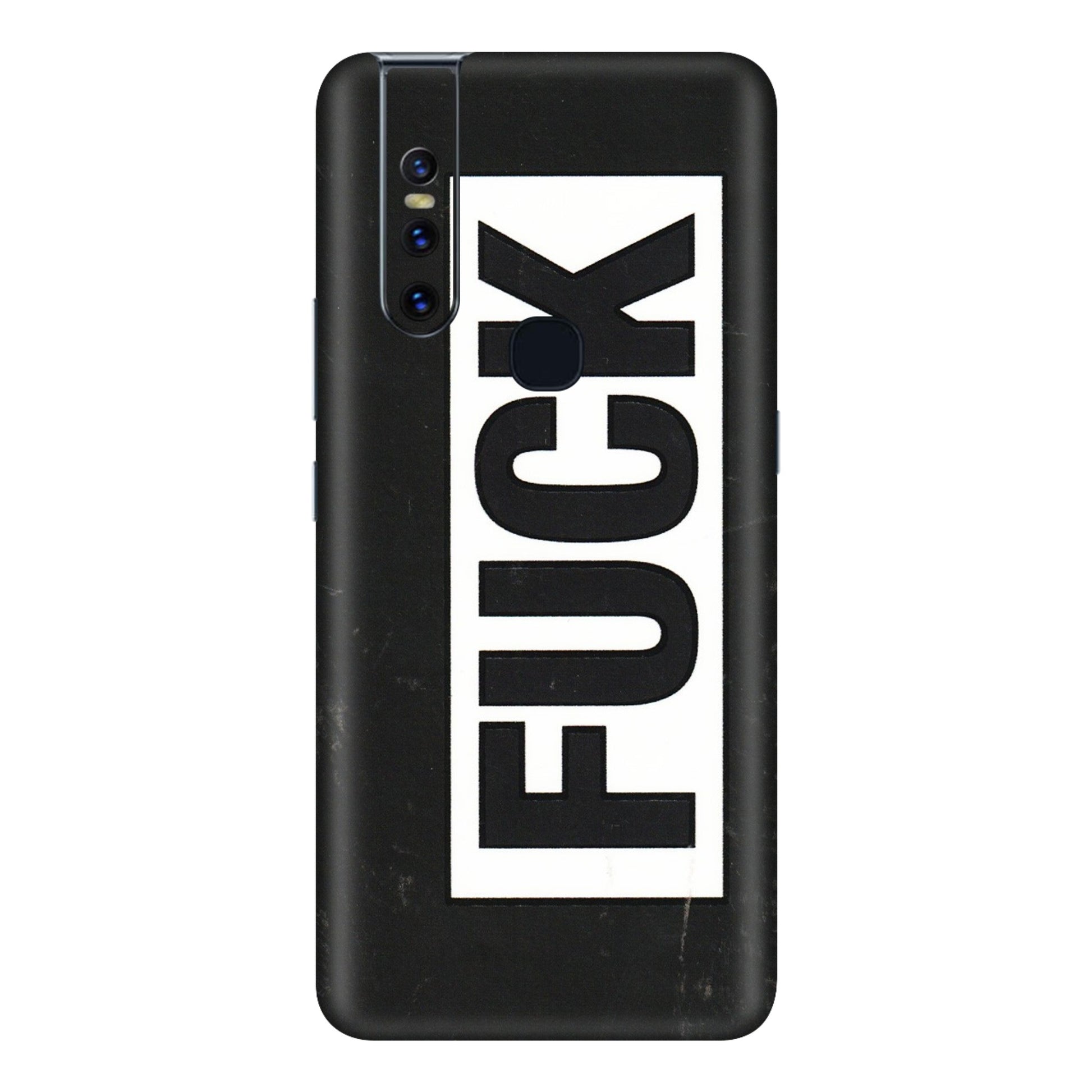 VIVO Z/V/X/T/U/S Series Phone Skins (All Models) - The F Word - 3D Embossed Finish (L-255) Vivo V15