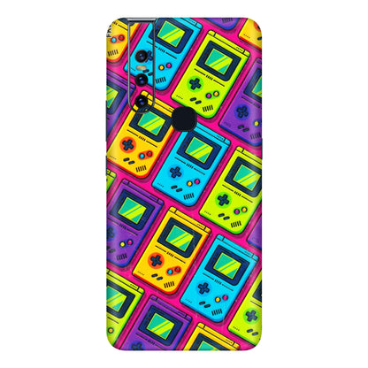 VIVO Z/V/X/T/U/S Series Phone Skins (All Models) - Gameboy Colourful - 3D Embossed Finish (L-266) Vivo V15