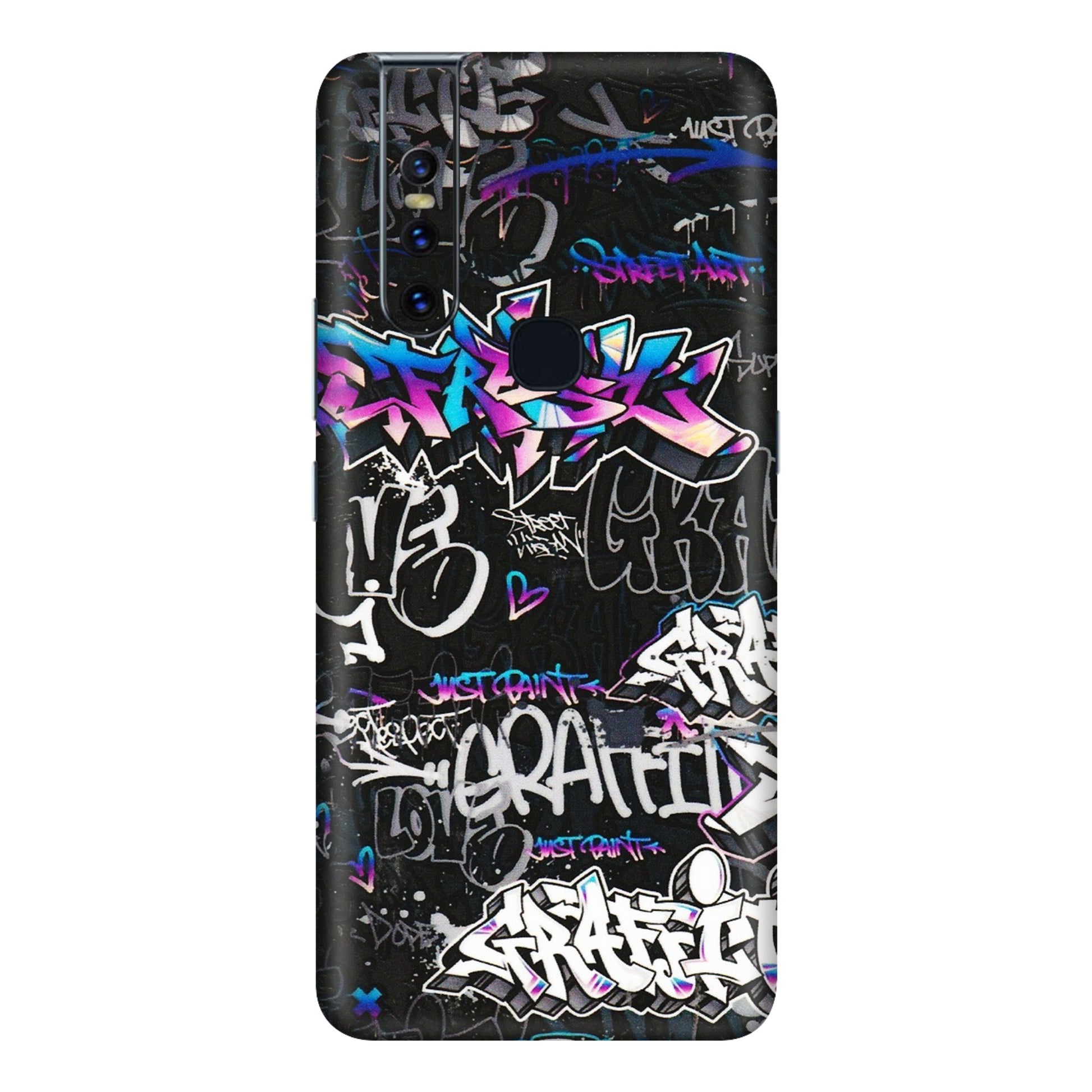 VIVO Z/V/X/T/U/S Series Phone Skins (All Models) - Graffiti Killer - 3D Embossed Finish (L-274) Vivo V15