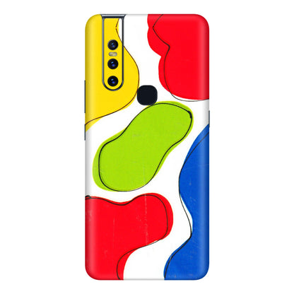 VIVO Z/V/X/T/U/S Series Phone Skins (All Models) - RGB Colour Paint - 3D Embossed Finish (L-284) Vivo V15