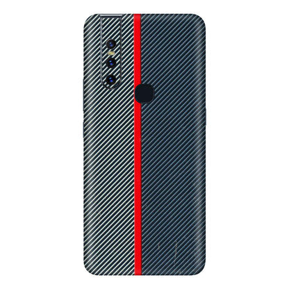 VIVO Z/V/X/T/U/S Series Phone Skins (All Models) - Blue Sober Lines - 3D Embossed Finish (L-305) Vivo V15