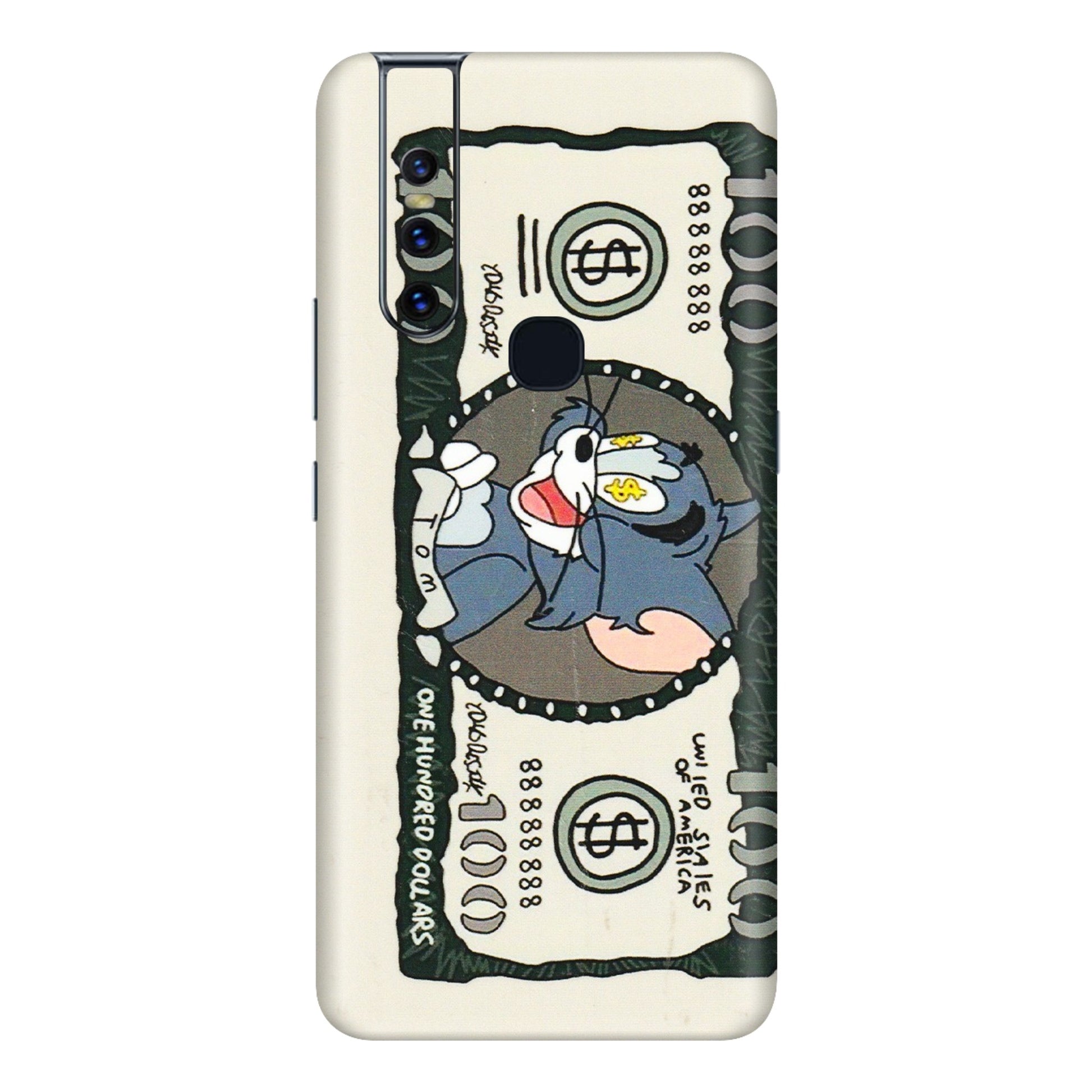 VIVO Z/V/X/T/U/S Series Phone Skins (All Models) - Tom Hundred Dollar - 3D Embossed Finish (L-324) Vivo V15