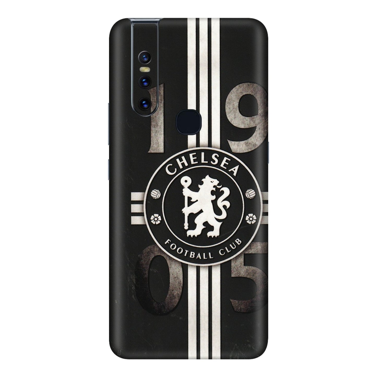 VIVO Z/V/X/T/U/S Series Phone Skins (All Models) - Chelsea Fan Club - 3D Embossed Finish (L-36) Vivo V15