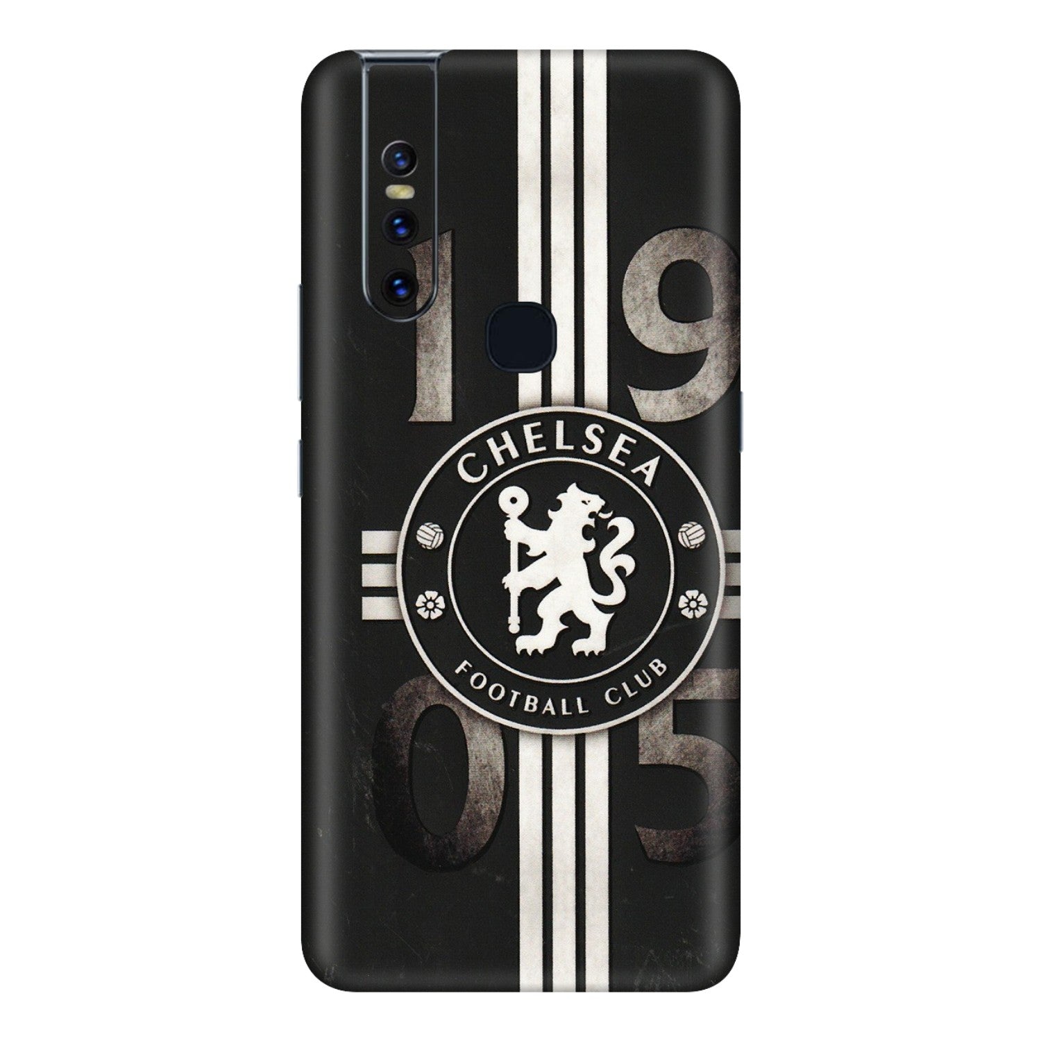 VIVO Z/V/X/T/U/S Series Phone Skins (All Models) - Chelsea Fan Club - 3D Embossed Finish (L-36) Vivo V15