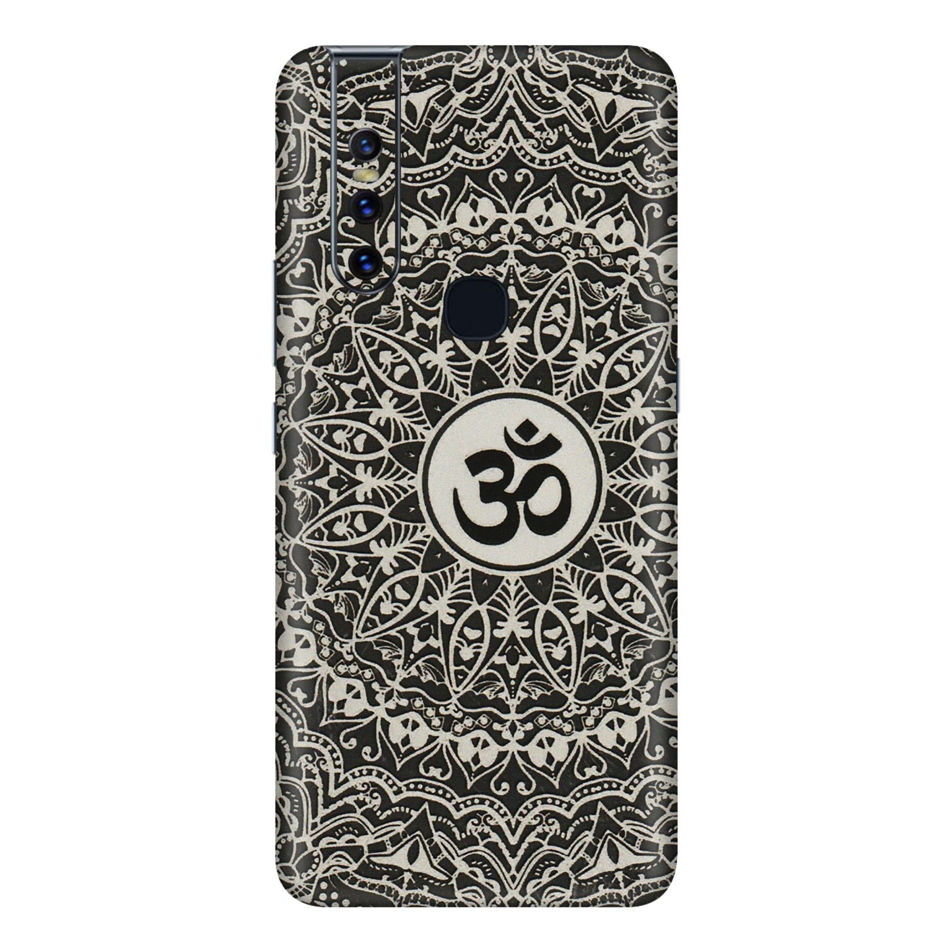 VIVO Z/V/X/T/U/S Series Phone Skins (All Models) - Aum Elegant Mandala - 3D Embossed Finish (L-62) Vivo V15