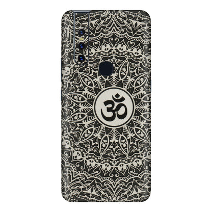 VIVO Z/V/X/T/U/S Series Phone Skins (All Models) - Aum Elegant Mandala - 3D Embossed Finish (L-62) Vivo V15
