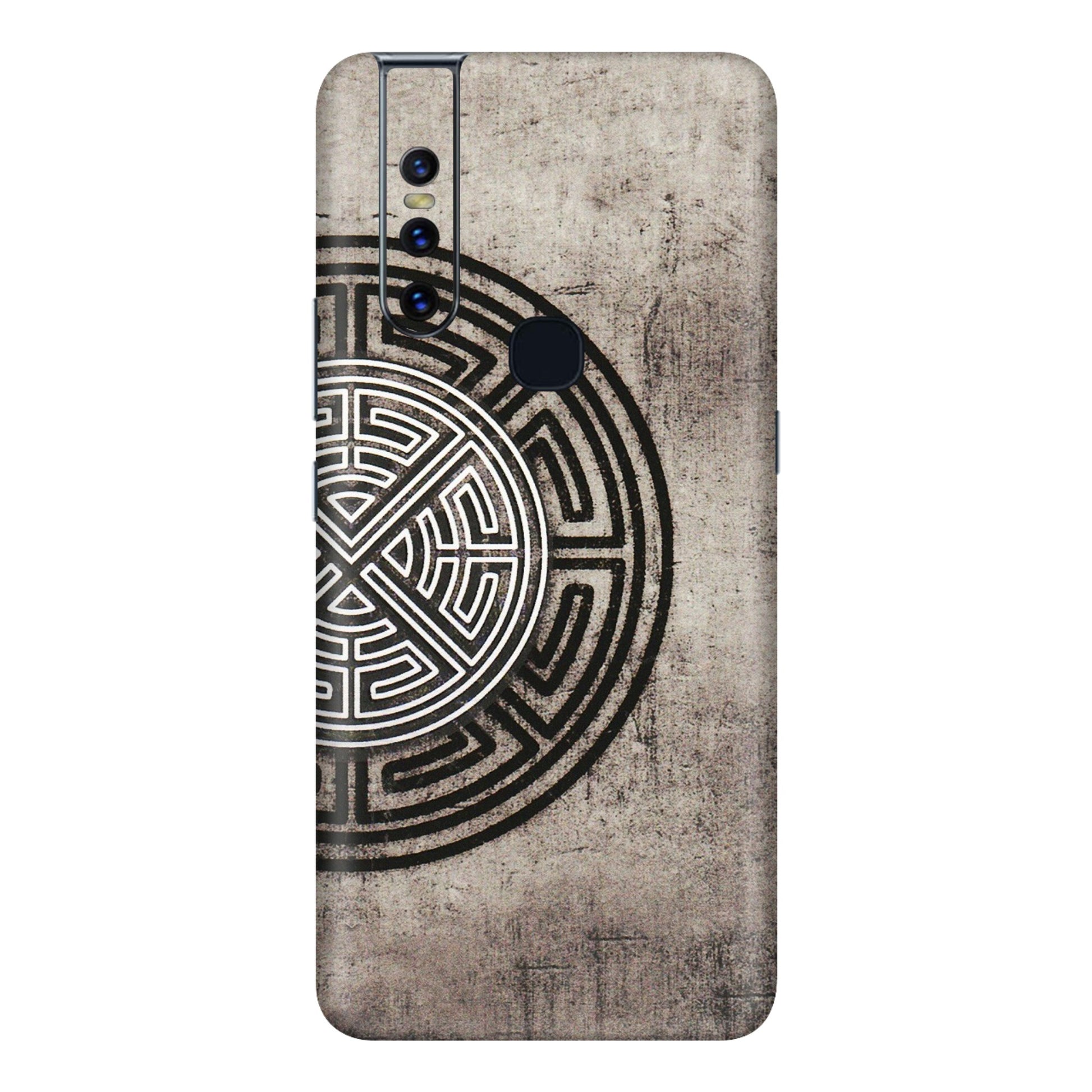 VIVO Z/V/X/T/U/S Series Phone Skins (All Models) - Mysterious Circular Design - 3D Embossed Finish (L-63) Vivo V15
