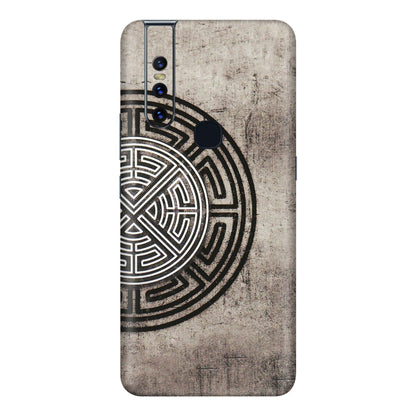 VIVO Z/V/X/T/U/S Series Phone Skins (All Models) - Mysterious Circular Design - 3D Embossed Finish (L-63) Vivo V15