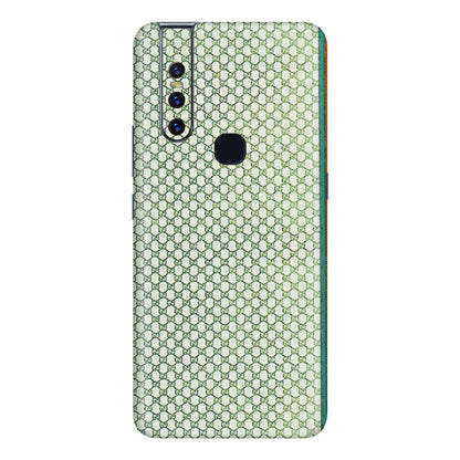VIVO Z/V/X/T/U/S Series Phone Skins (All Models) - Gucci Fabric Pattern - 3D Embossed Finish (L-73) Vivo V15