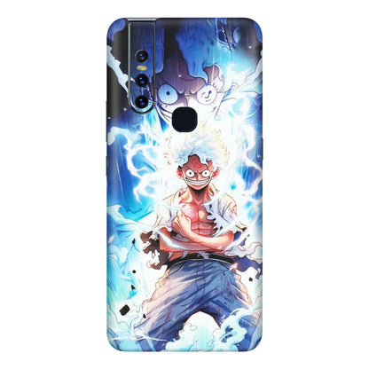 VIVO Z/V/X/T/U/S Series Phone Skins (All Models) - Blue Thunder Luffy Anime - Matte Finish (M-132) Vivo V15