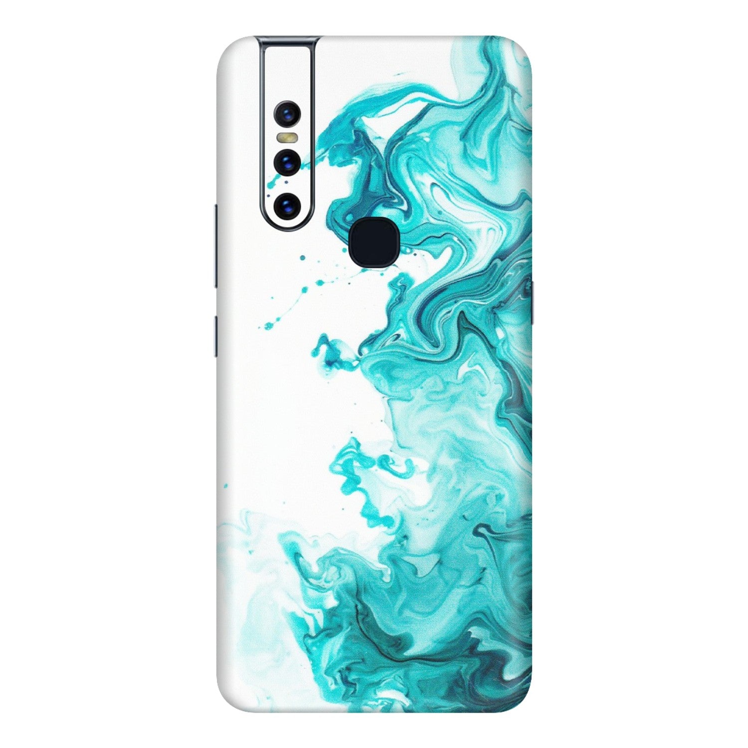 VIVO Z/V/X/T/U/S Series Phone Skins (All Models) - Sky Blue Abstract Colour - Matte Finish (M-146) Vivo V15
