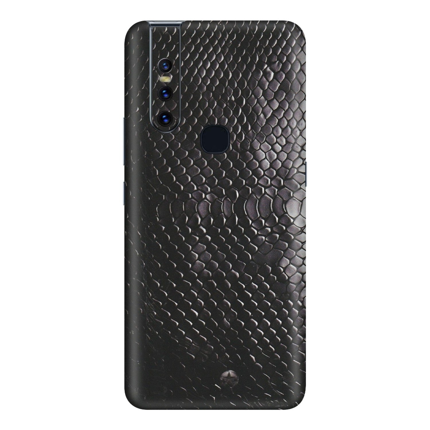 VIVO Z/V/X/T/U/S Series Phone Skins (All Models) - Black Snack Leather - Matte Finish (M-147) Vivo V15