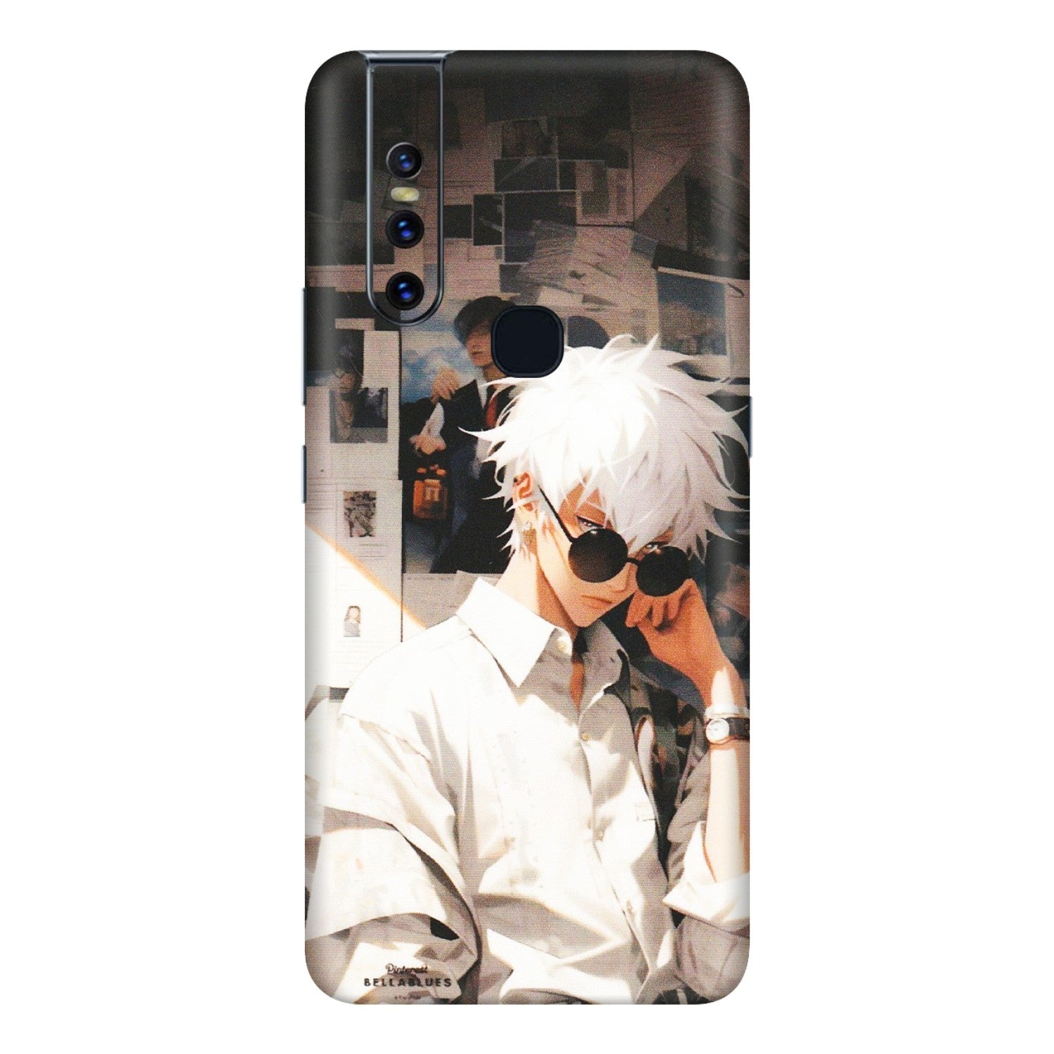 VIVO Z/V/X/T/U/S Series Phone Skins (All Models) - Gojo Satoru Jujustu Kaisen Anime - Matte Finish (M-156) Vivo V15