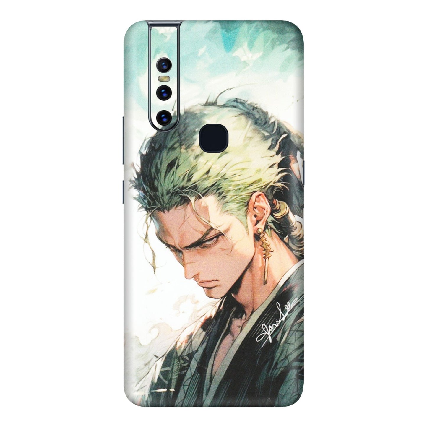 VIVO Z/V/X/T/U/S Series Phone Skins (All Models) - Pirate Hunter One Piece Anime - Matte Finish (M-157) Vivo V15