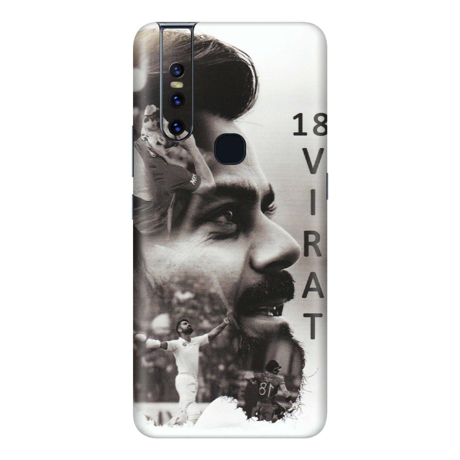 VIVO Z/V/X/T/U/S Series Phone Skins (All Models) - Virat Kohli Cricketer - Matte Finish (M-163) Vivo V15