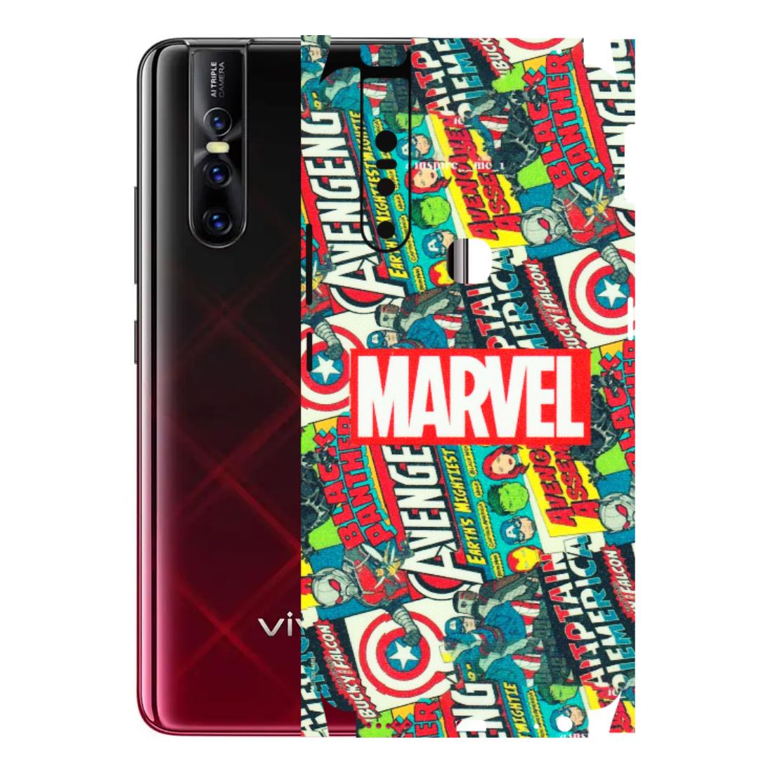 VIVO Z/V/X/T/U/S Series Phone Skins (All Models) - Marvel Comic Lover - Matte Finish (M-30) Vivo V15
