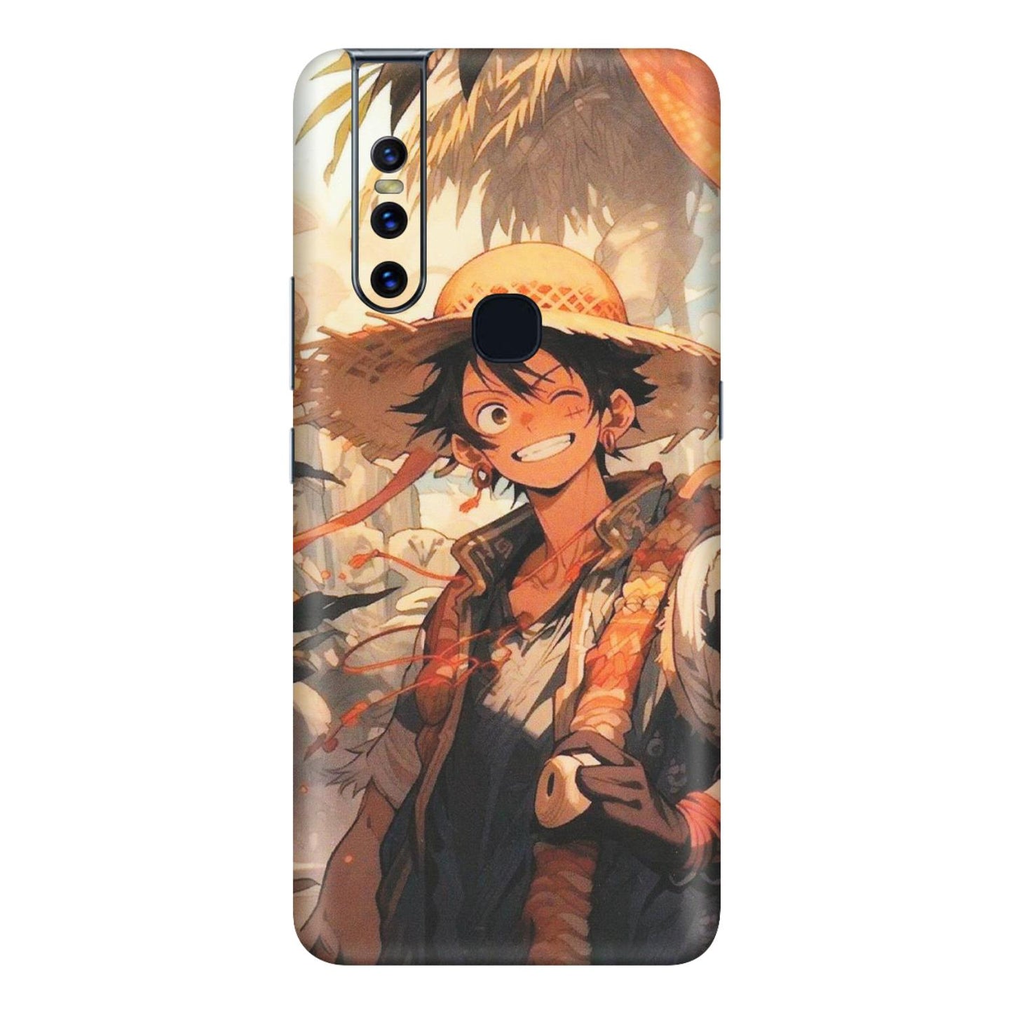 VIVO Z/V/X/T/U/S Series Phone Skins (All Models) - Anime Character Smile - Matte Finish (M-33) Vivo V15