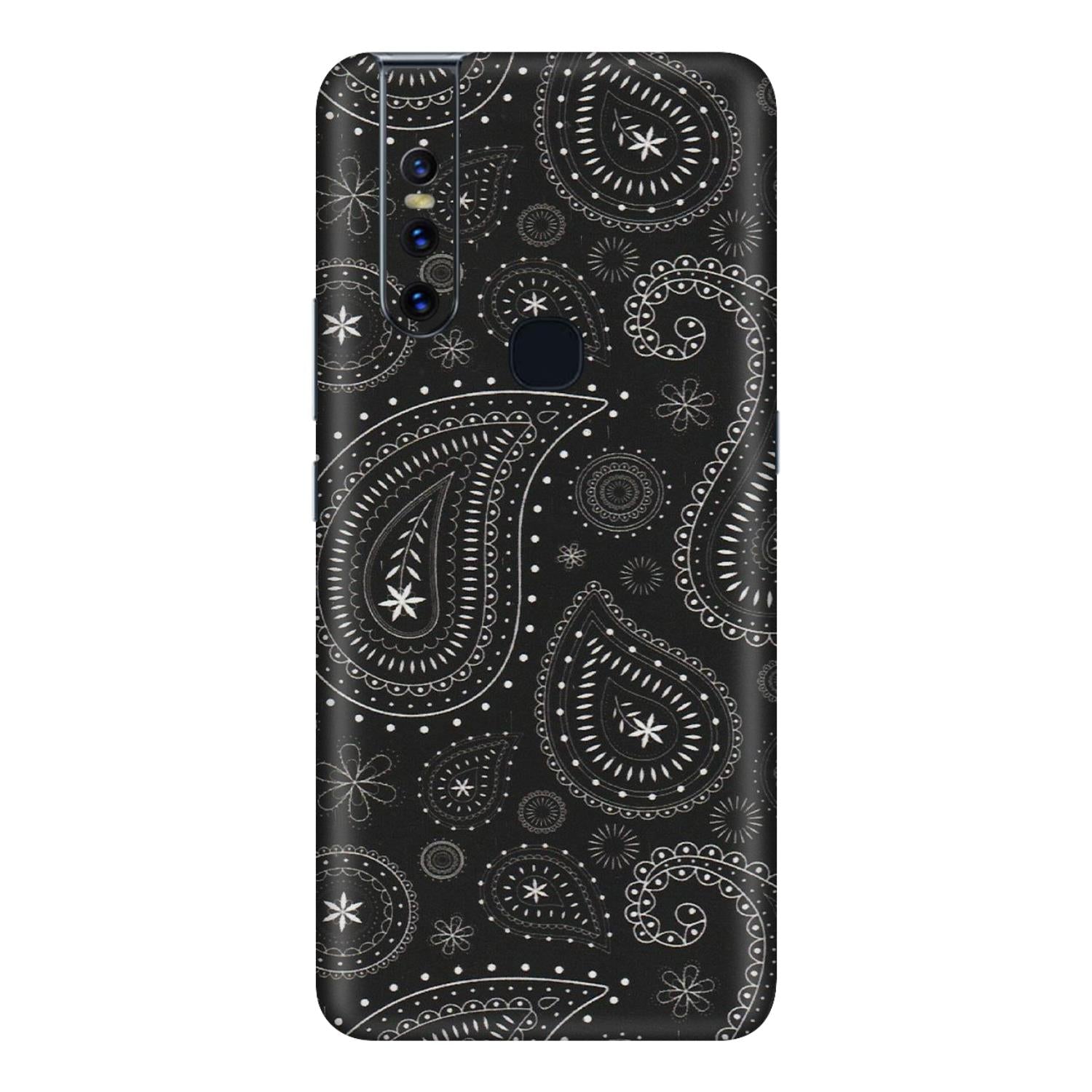 VIVO Z/V/X/T/U/S Series Phone Skins (All Models) - Black Sober Kerry - Matte Finish (M-37) Vivo V15