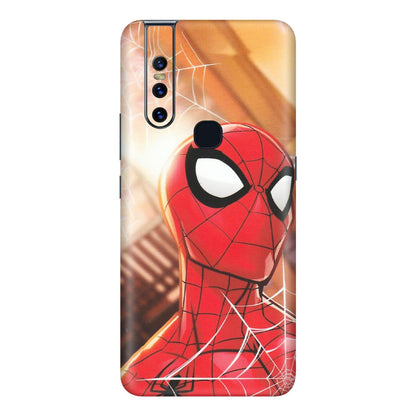 VIVO Z/V/X/T/U/S Series Phone Skins (All Models) - Spiderman Face New - Matte Finish (M-41) Vivo V15