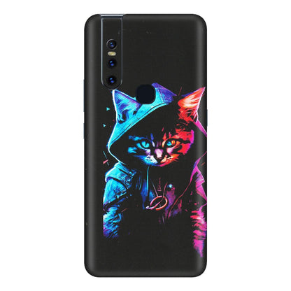 VIVO Z/V/X/T/U/S Series Phone Skins (All Models) - Cyberpunk Cat - Matte Finish (M-45) Vivo V15