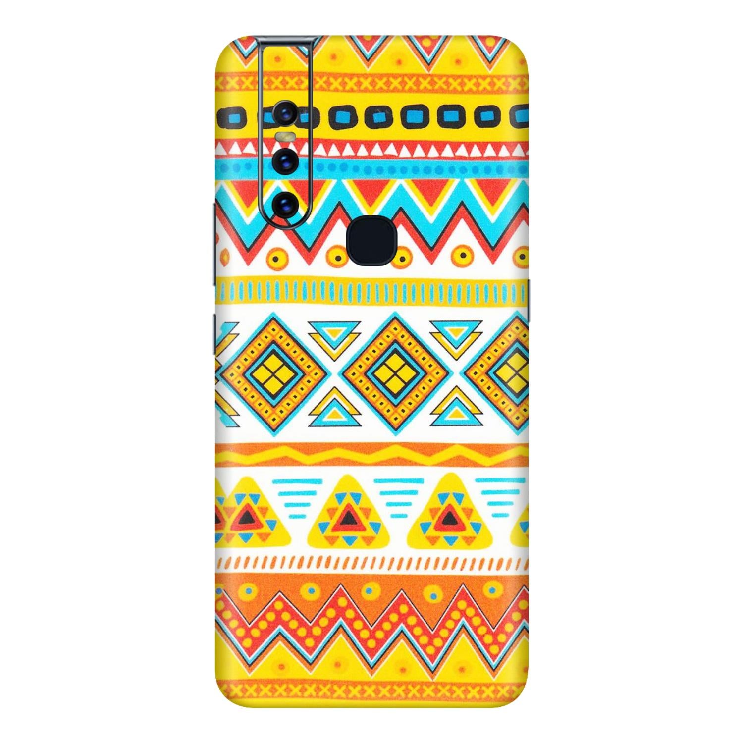 VIVO Z/V/X/T/U/S Series Phone Skins (All Models) - Mexican Abstract - Matte Finish (M-71) Vivo V15