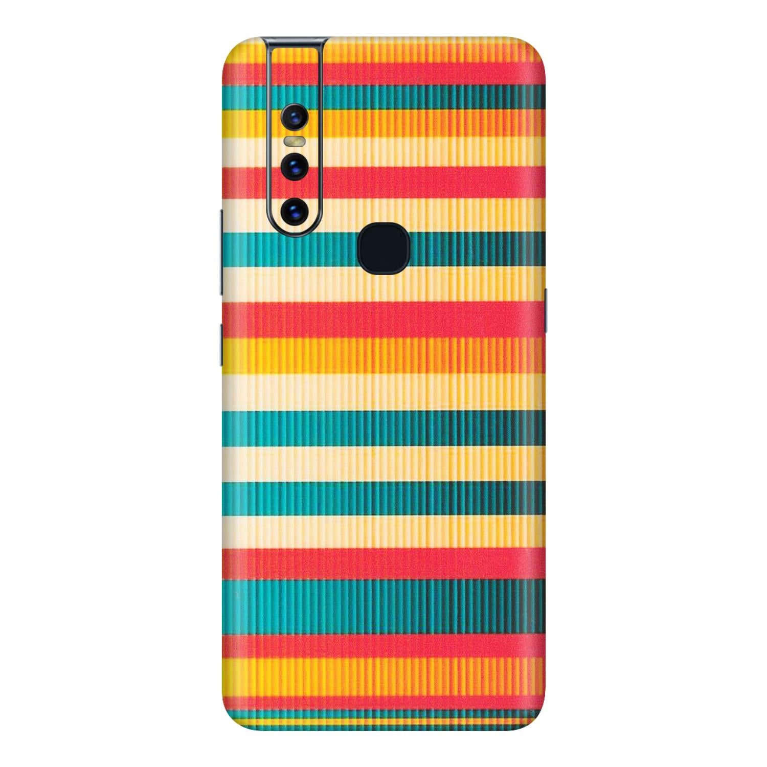 VIVO Z/V/X/T/U/S Series Phone Skins (All Models) - Colourful Stripes Soothing Effect - Matte Finish (M-86) Vivo V15
